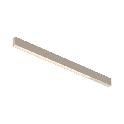 Offset LED Linear High Efficiency Flush Mount Ceiling Light in Beige M1 (39.25-Inch).