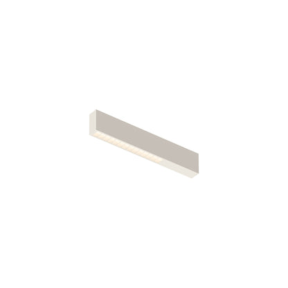 Offset LED Linear High Efficiency Flush Mount Ceiling Light in Warm White (15.75-Inch).