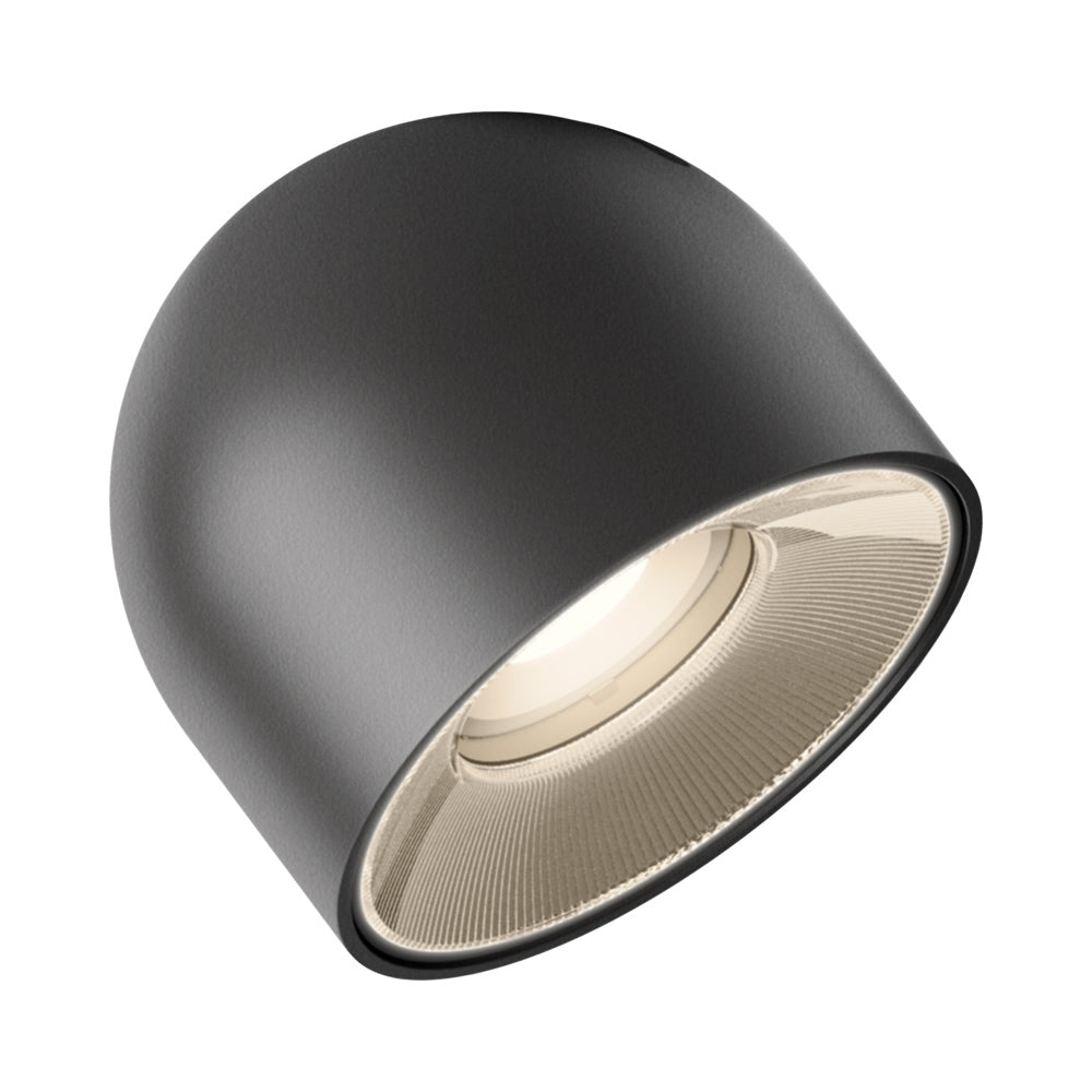 Plusminus Solo LED Ceiling / Wall Light in Black.