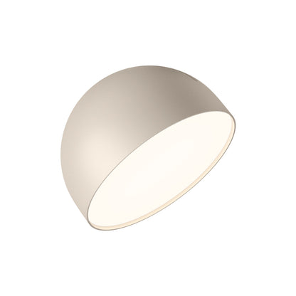 Plusminus Solo LED Flat Ceiling / Wall Light in Beige M1 (7.75-Inch).