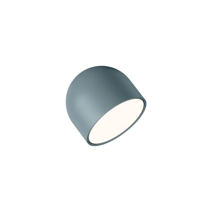 Plusminus Solo LED Flat Ceiling / Wall Light in Blue M1 (4-Inch).