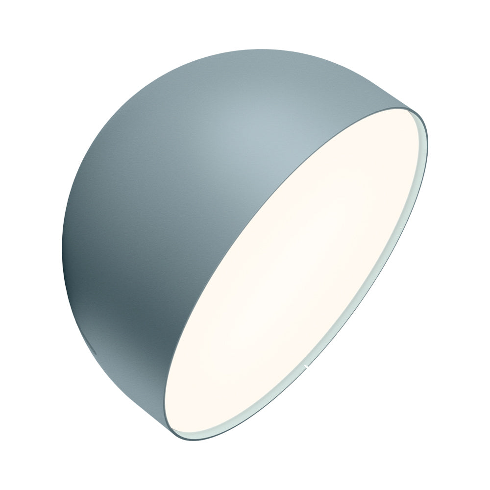 Plusminus Solo LED Flat Ceiling / Wall Light in Blue M1 (11.75-Inch).