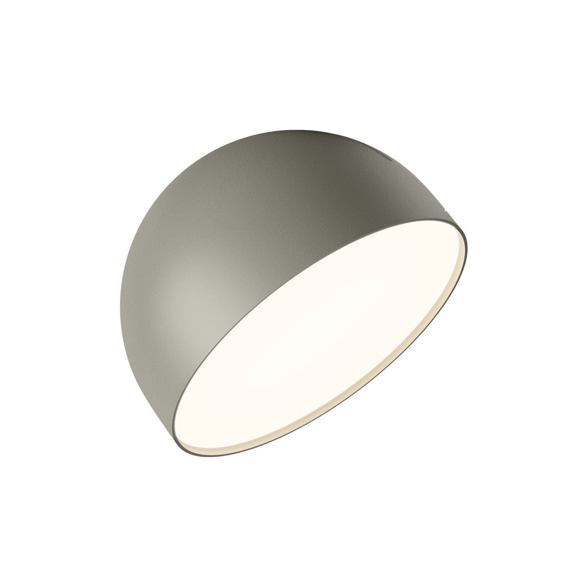 Plusminus Solo LED Flat Ceiling / Wall Light in Green M1 (7.75-Inch).