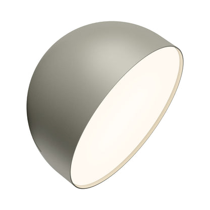 Plusminus Solo LED Flat Ceiling / Wall Light in Green M1 (11.75-Inch).