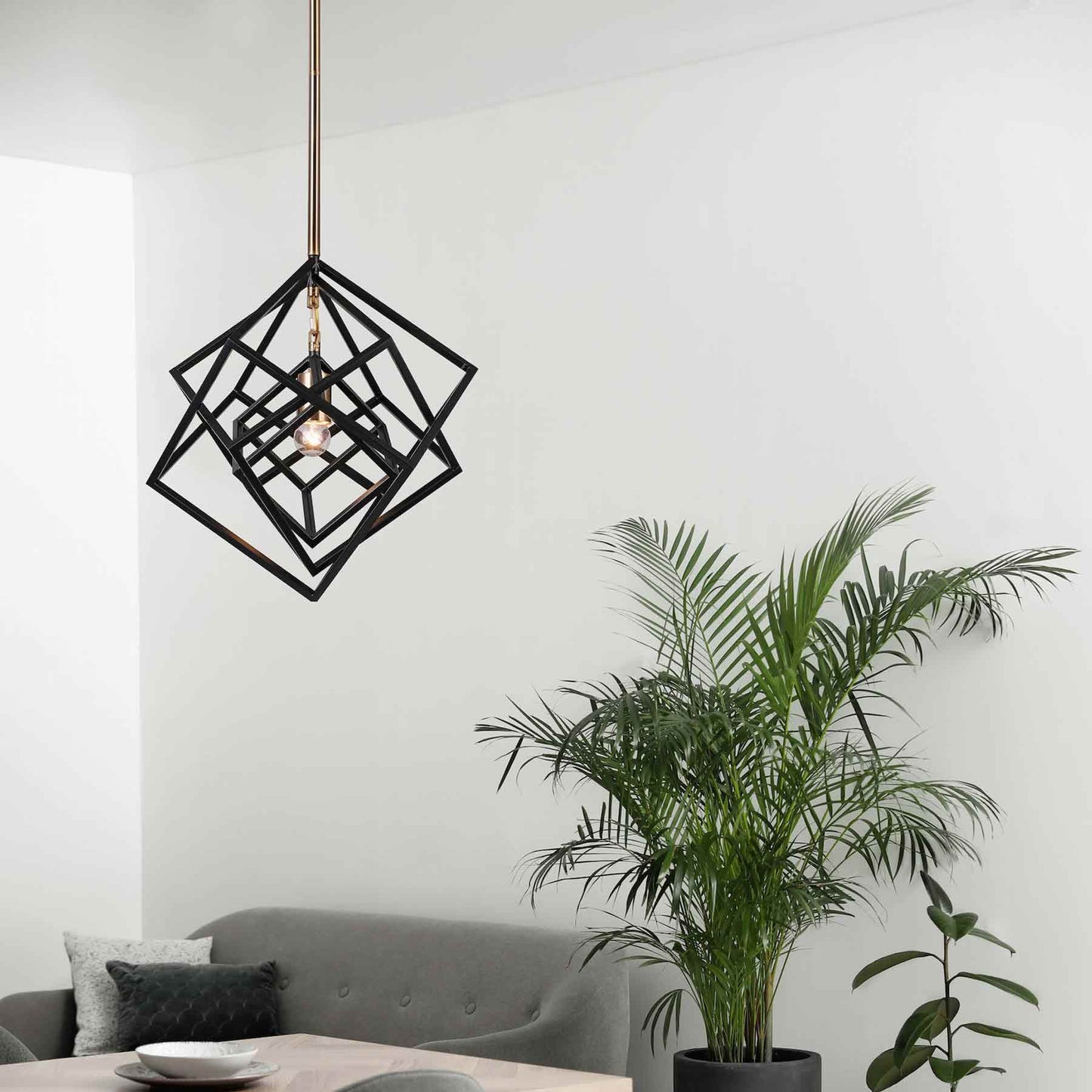 P1070 Pendant Light in dining room.