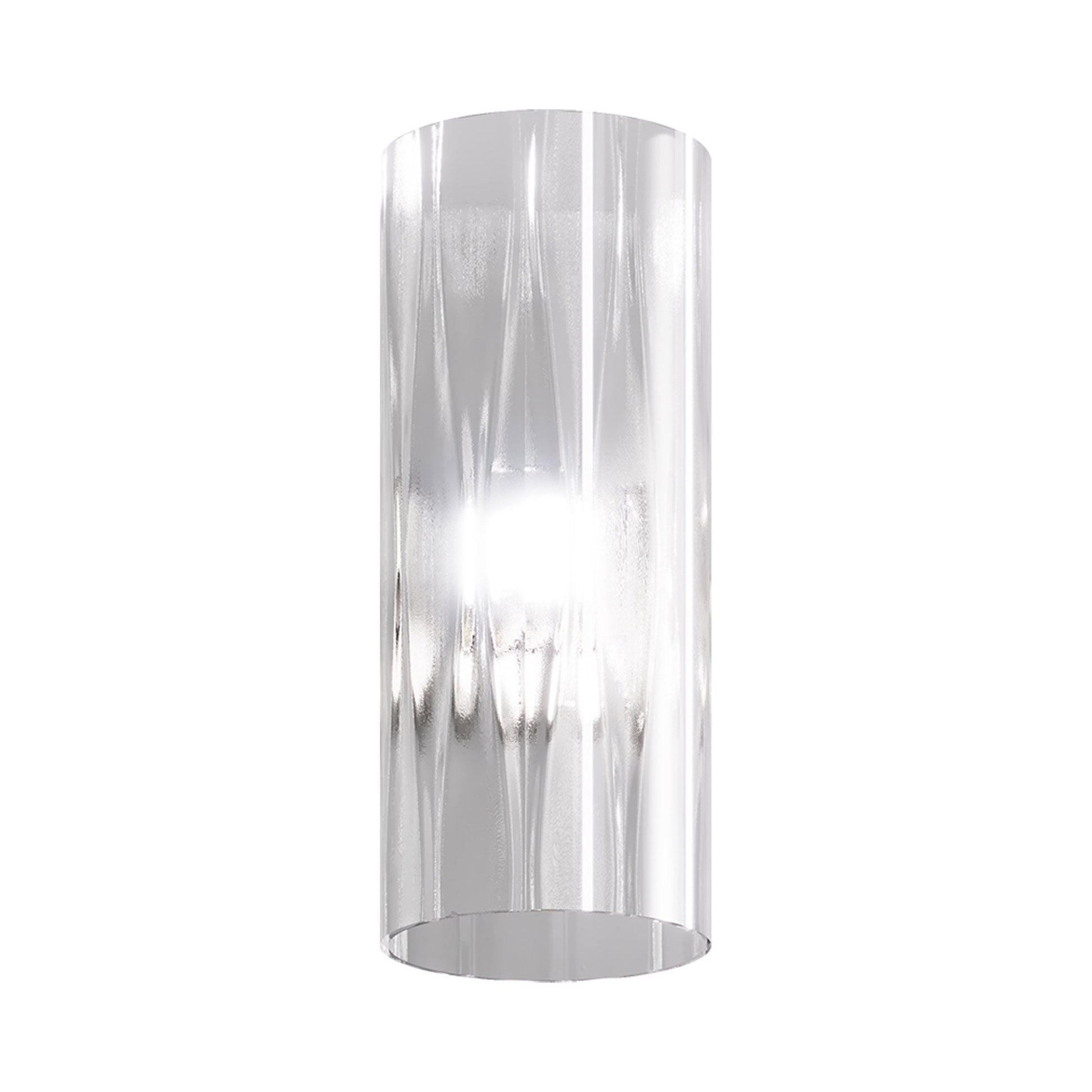 Armonia Wall Light in Matt Black Nickel/Crystal Elongated Rhombus (5.5-Inch).