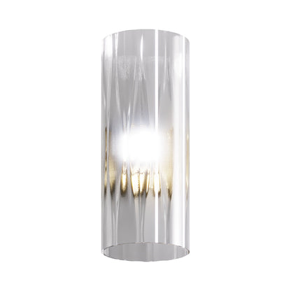 Armonia Wall Light in Matt Gold 3/Crystal Elongated Rhombus (5.5-Inch).