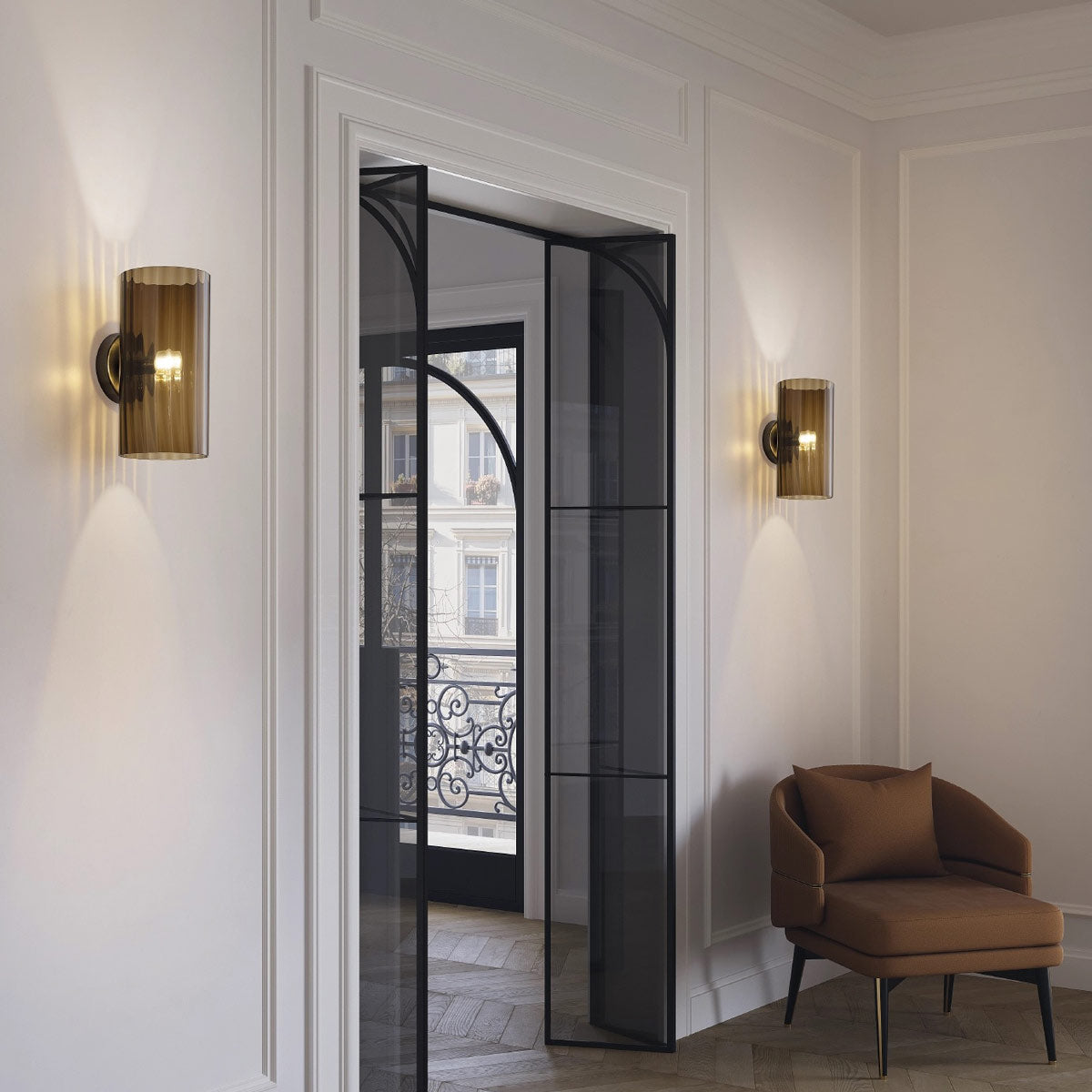 Armonia Wall Light in living room.