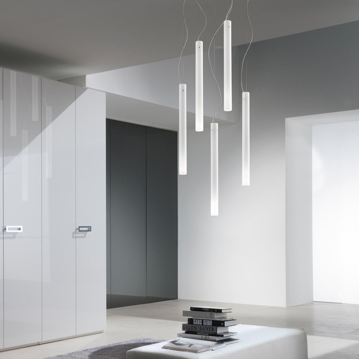 Candela Pendant Light in living room.