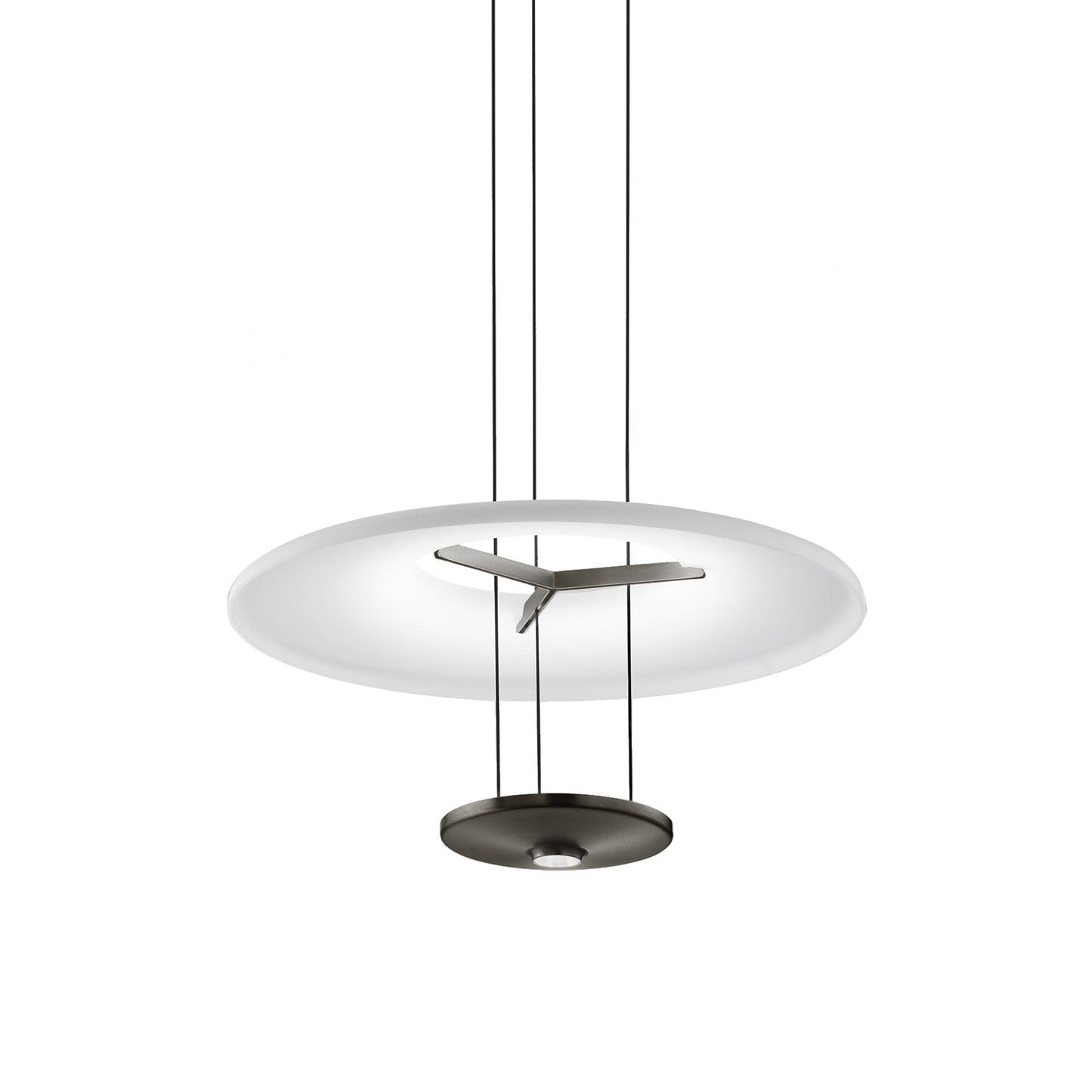 Dione LED Pendant Light in Matt Black Nickel (20.5-Inch).