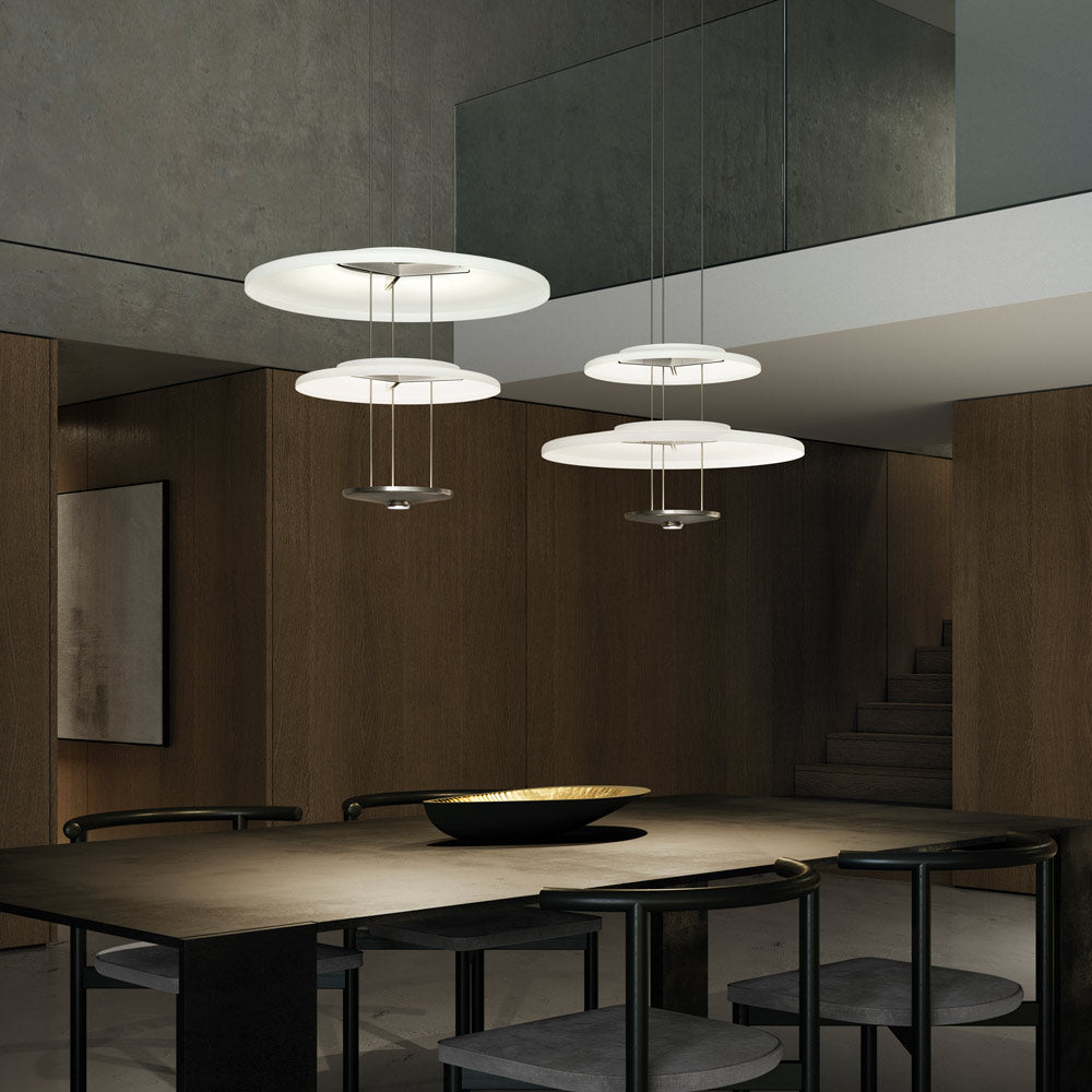 Dione SP2 LED Pendant Light in dining room.