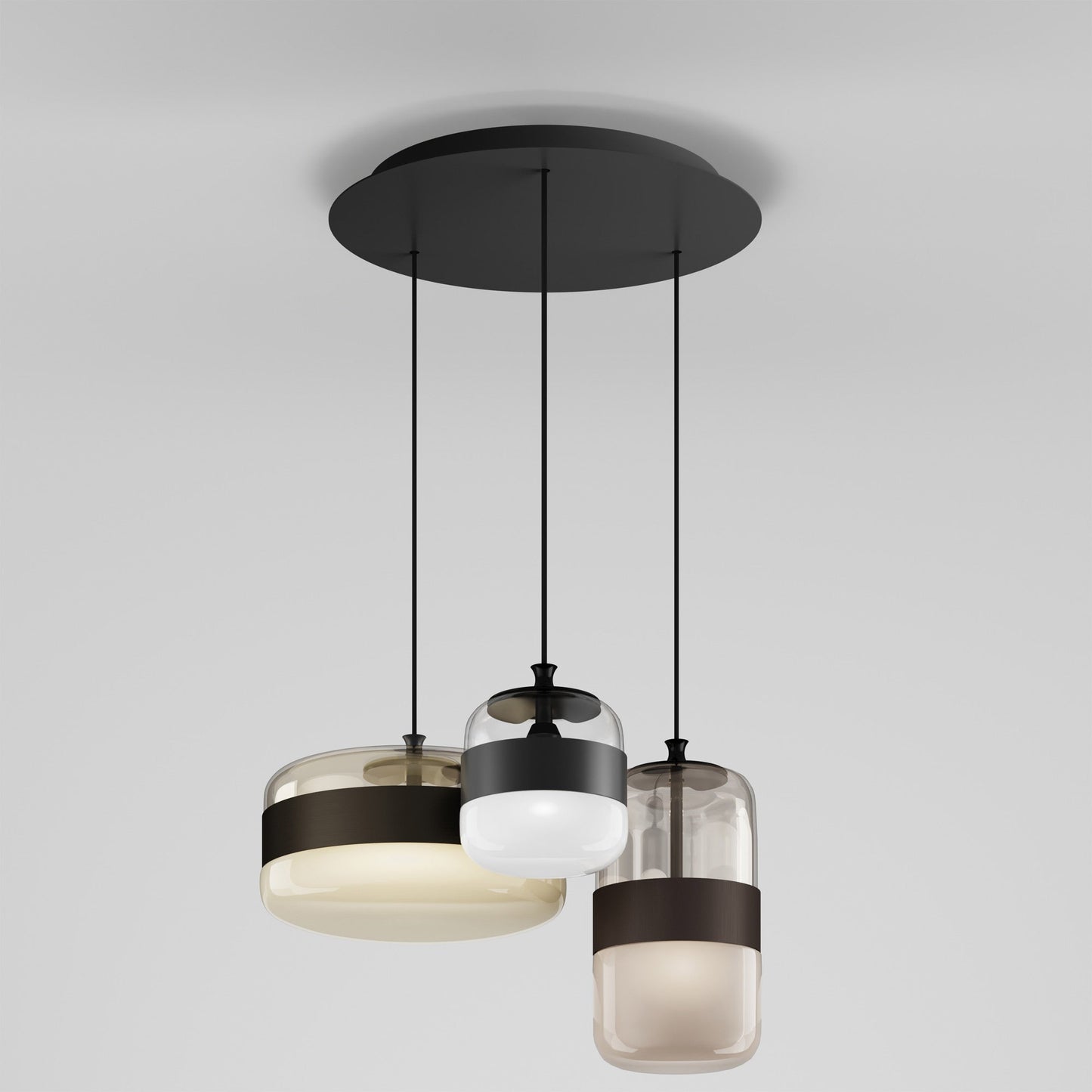 Futura Multi Light Pendant Light in Detail.