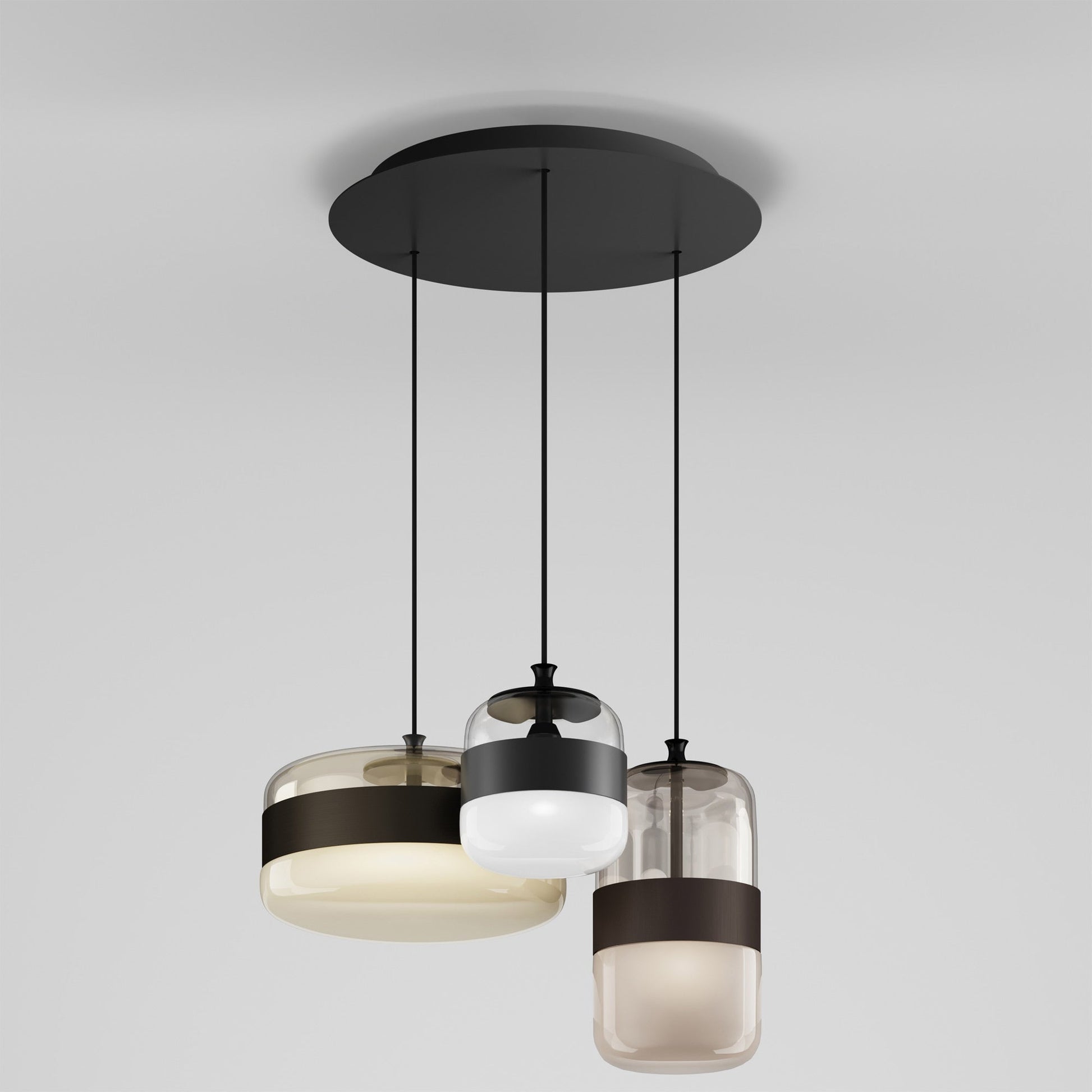 Futura Multi Light Pendant Light in Detail.