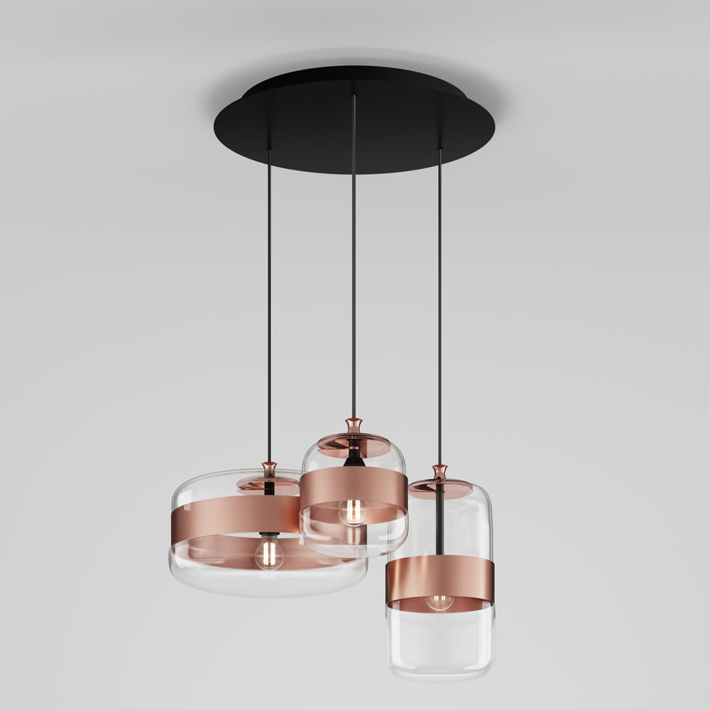 Futura Multi Light Pendant Light in Detail.