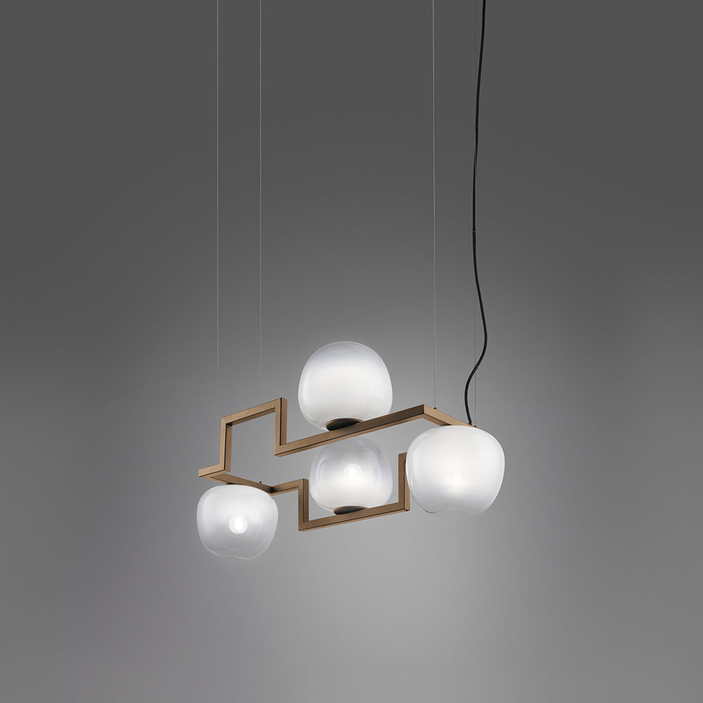 Globose Pendant Light in Detail.