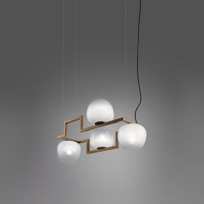 Globose Pendant Light in Detail.