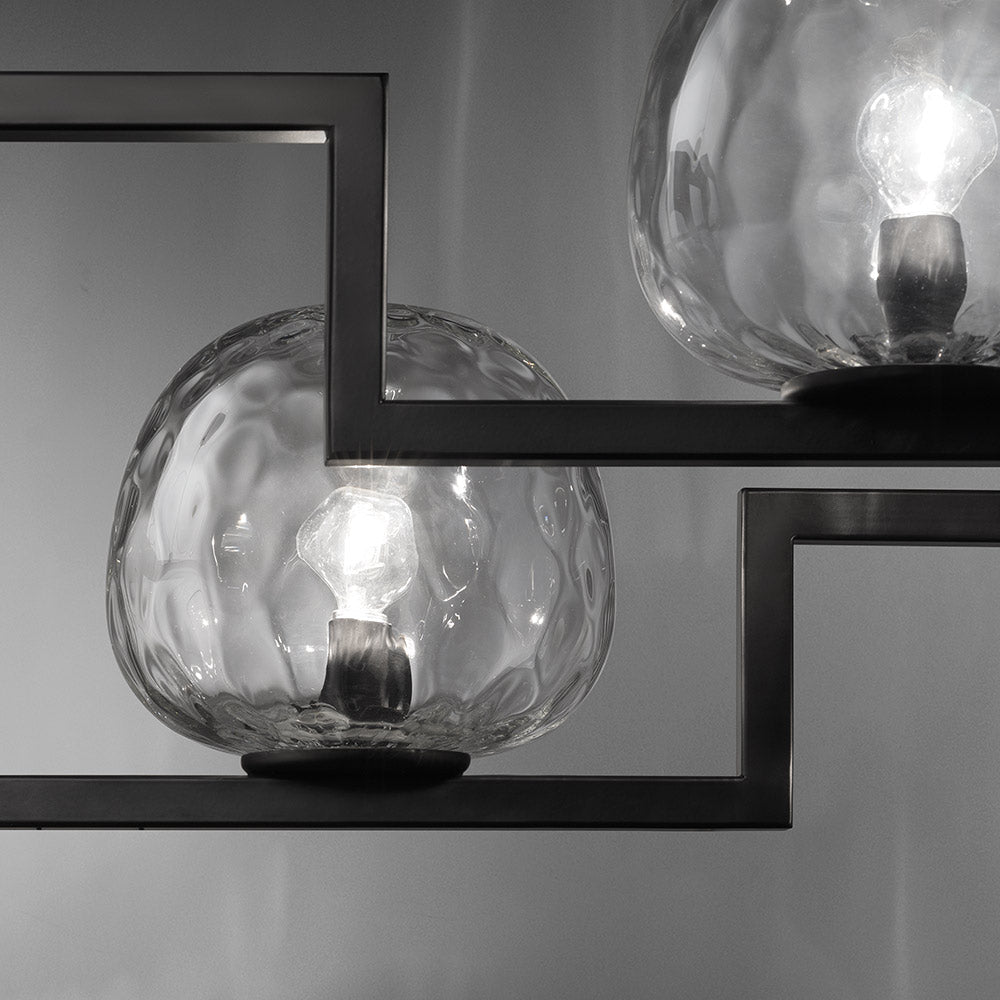 Globose Pendant Light in Detail.