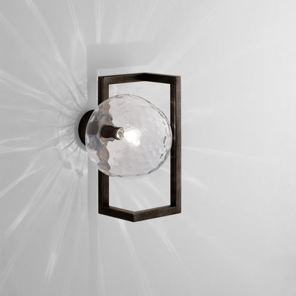 Globose Wall Light in Detail.
