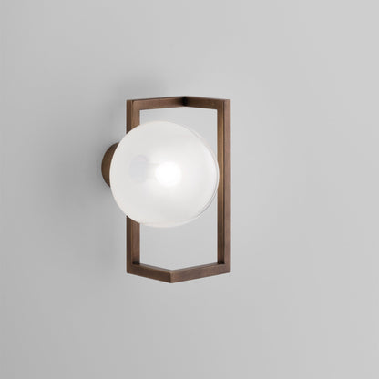 Globose Wall Light in Detail.