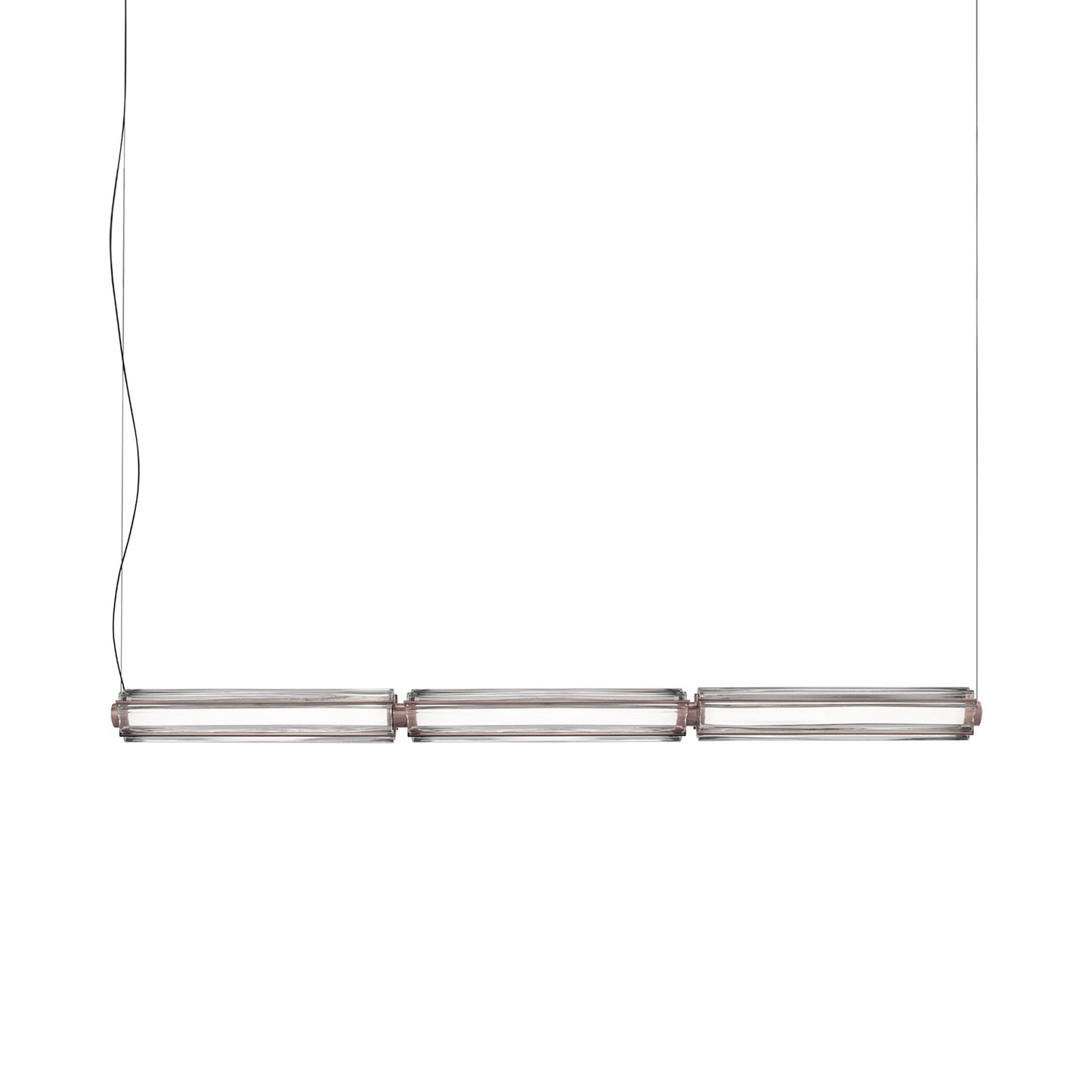 Jeff SP1 Linear LED Pendant Light in Matt Copper.