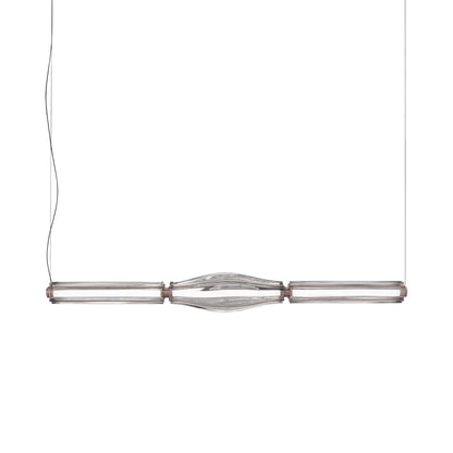 Jeff SP3 Linear LED Pendant Light in Matt Copper.
