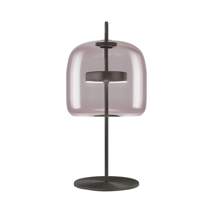 Jube LED Table Lamp in Light Amethyst Transparent/Matt Black(Medium).