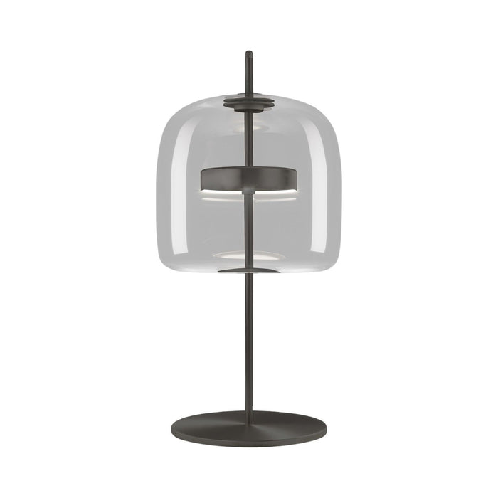 Jube LED Table Lamp in Crystal Transparent/Matt Black(Medium).
