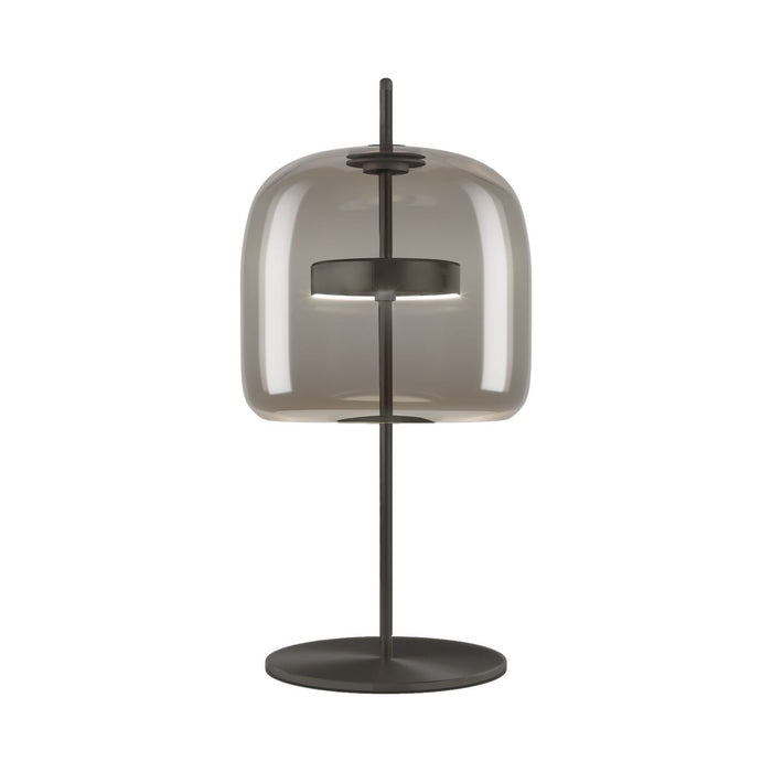 Jube LED Table Lamp in Smoky Transparent/Matt Black(Medium).