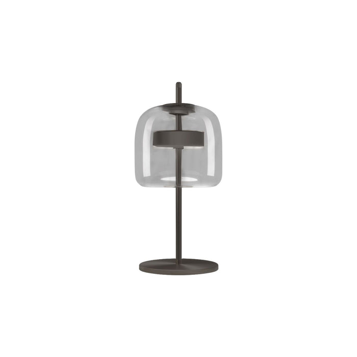 Jube LED Table Lamp in Crystal Transparent/Matt Black(Small).