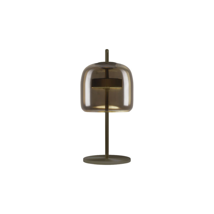 Jube LED Table Lamp in Burned Earth Transparent/Matt Black(Small).
