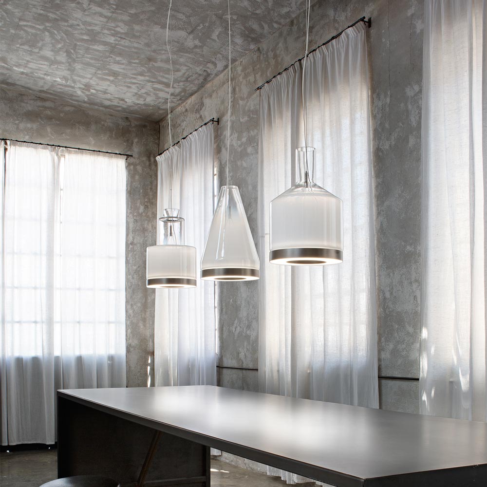Medea SP 2 LED Pendant Light in living room.
