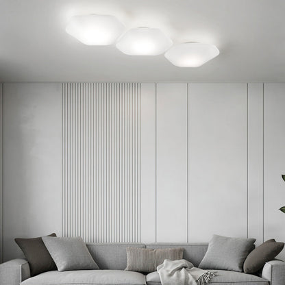 Modulor LED Ceiling / Wall Light in living room.