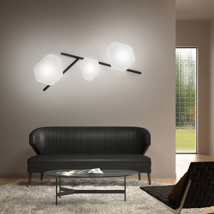 Modulor PP3 Linear LED Ceiling / Wall Light in living room.