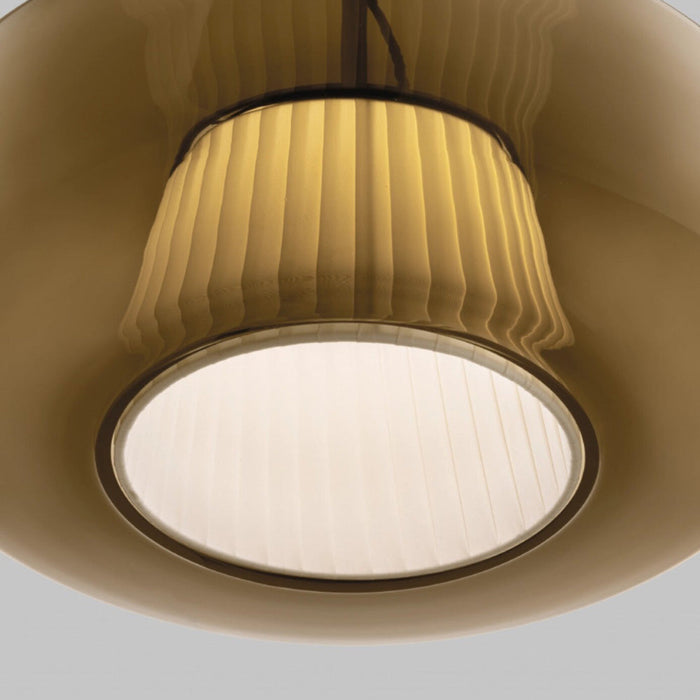 Plisse' LED Pendant Light in Detail.