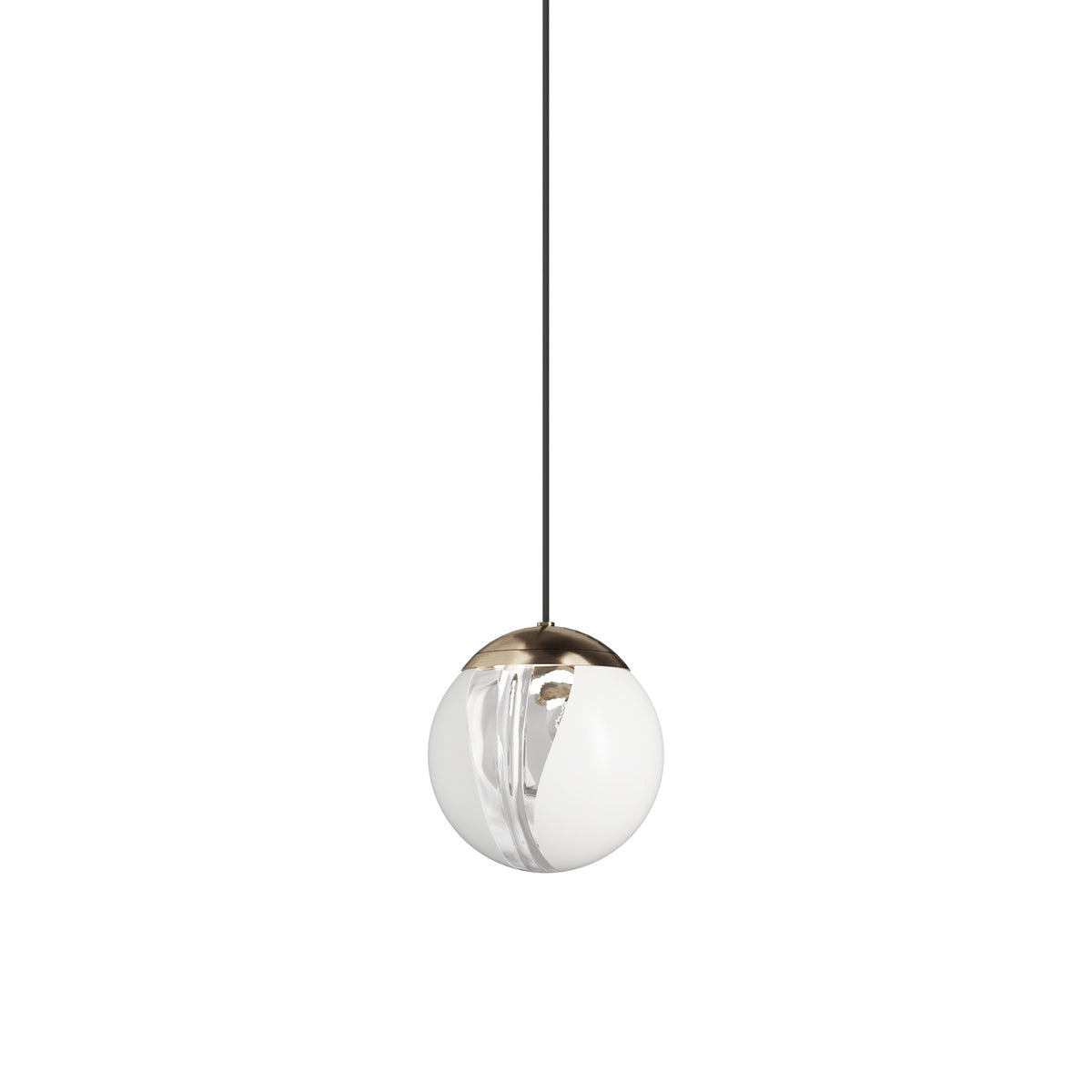 Poc Pendant Light in Matt Steel(Small).