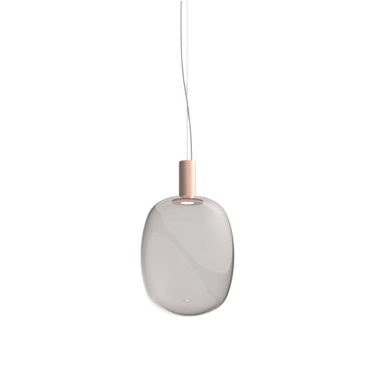 Riflesso LED Pendant Light in Matt Copper 2/Smoky Transparent (Large).