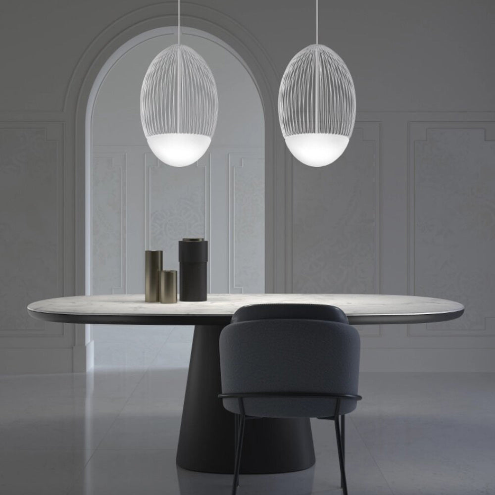 Riketta LED Pendant Light in dining room.