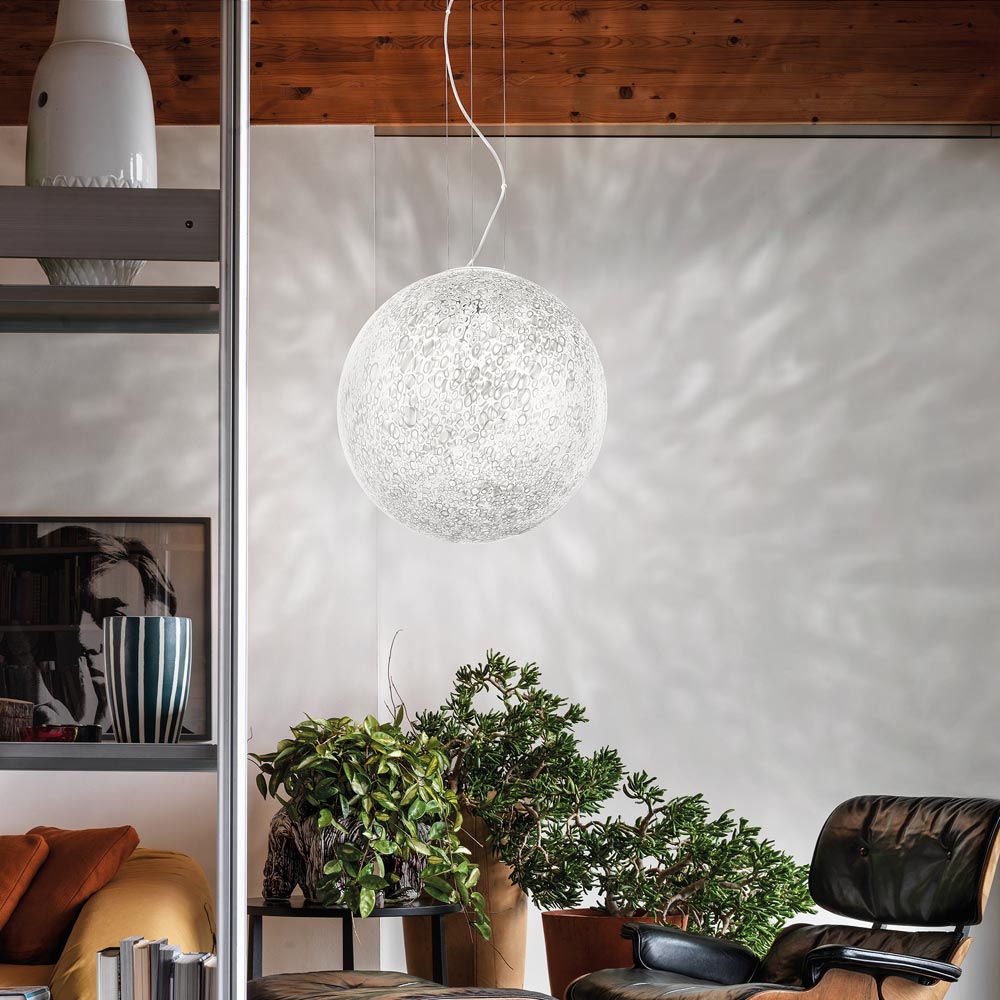 Rina Pendant Light in living room.