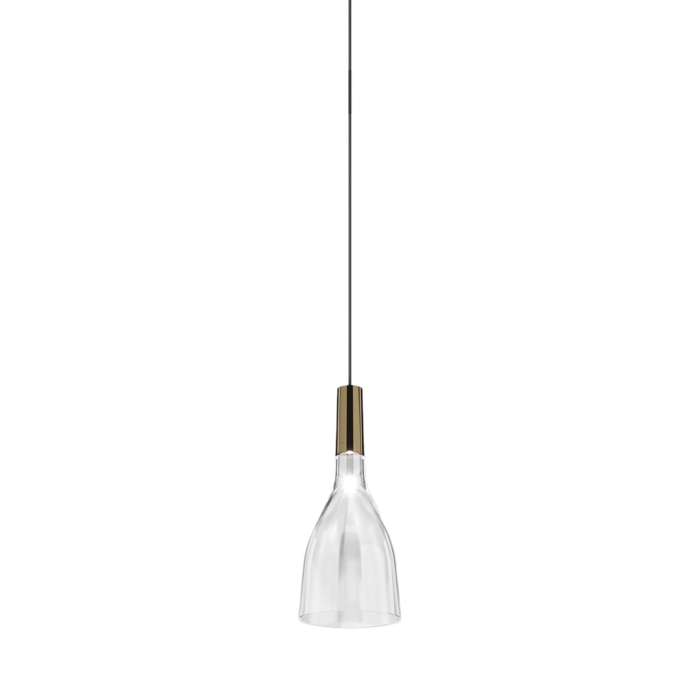 Scintilla LED Pendant Light in Glossy Bronze 2.