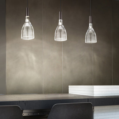 Scintilla LED Pendant Light in dining room.