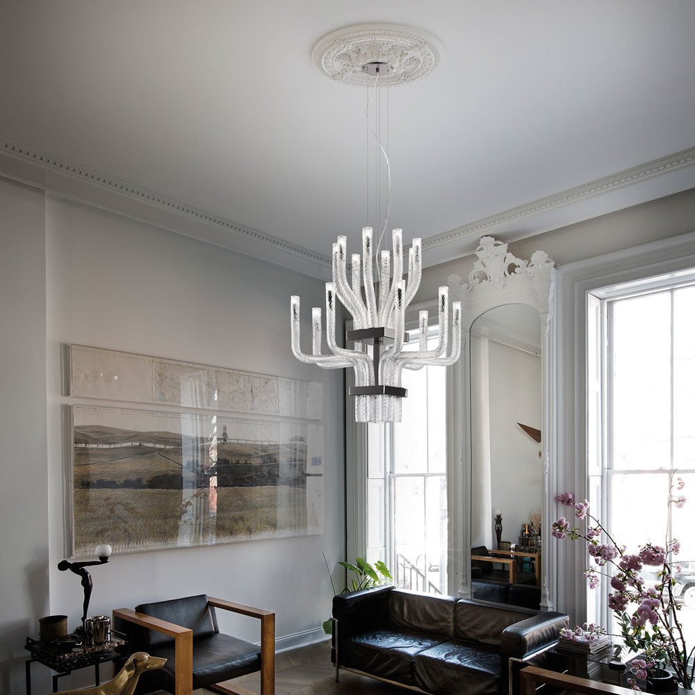 Stardust Pendant Light in living room.