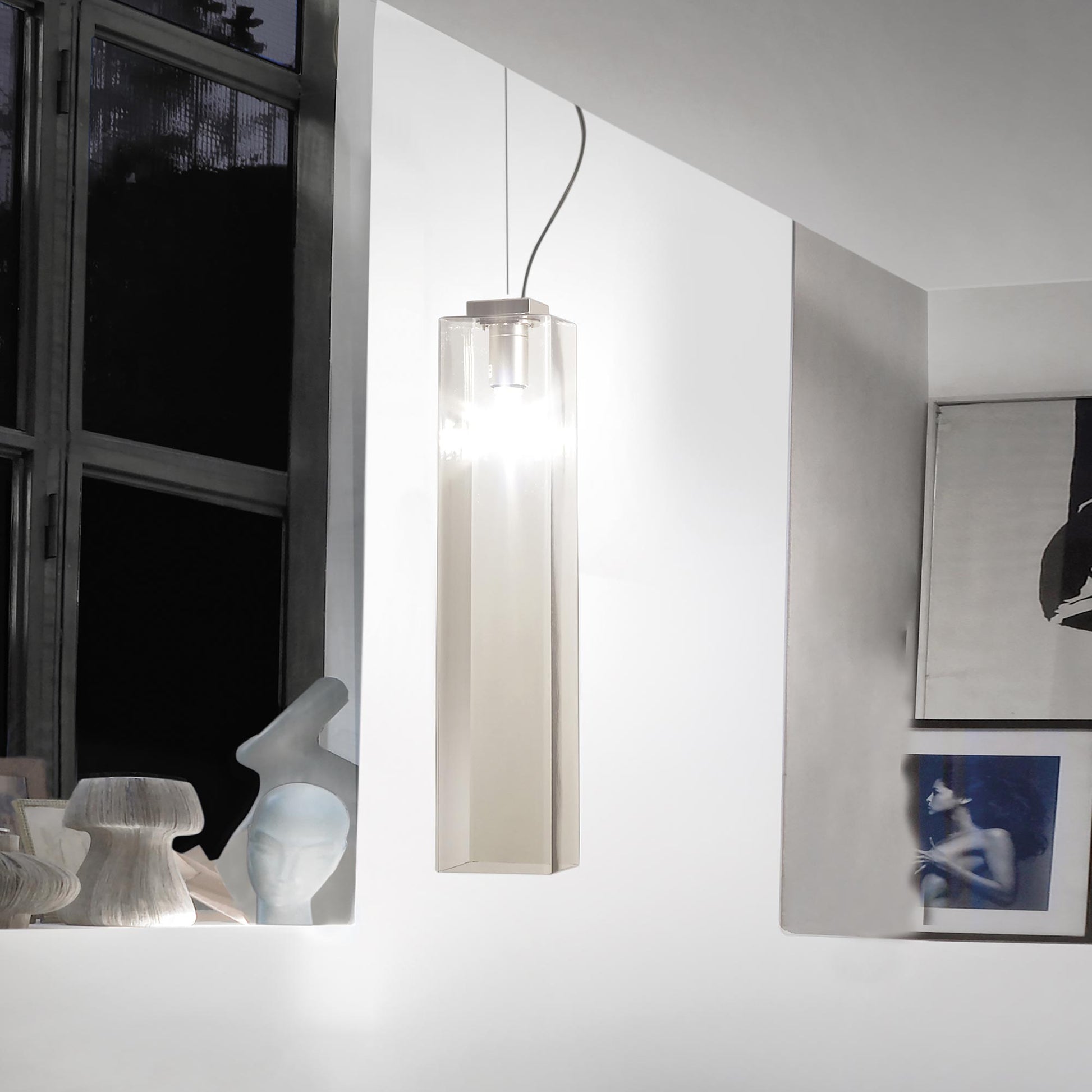 Tubes Pendant Light in living room.