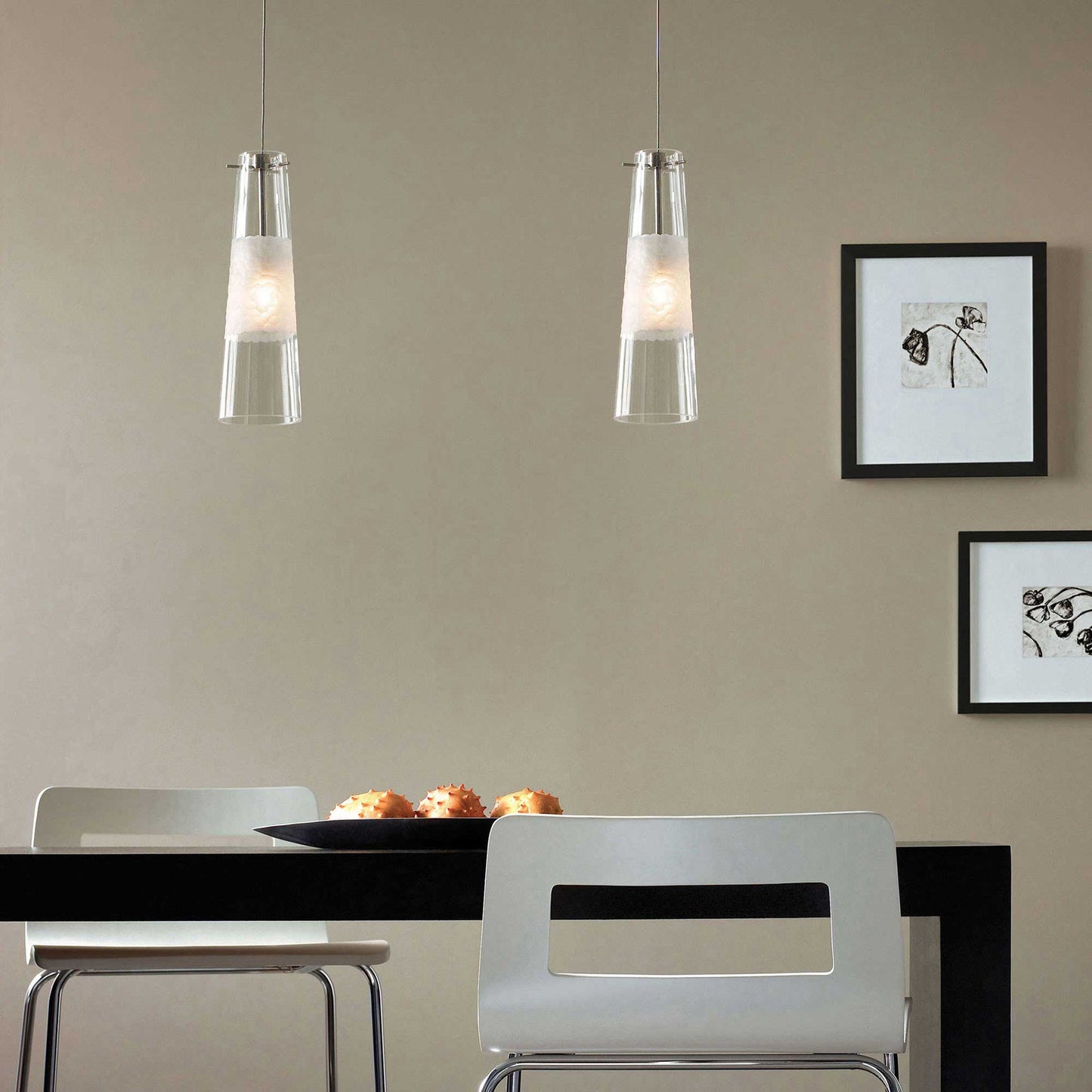 Bonn Low Voltage Pendant Light in dining room.