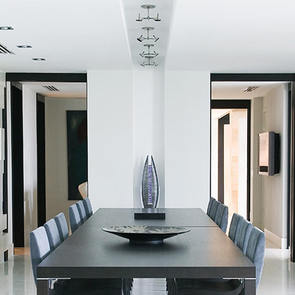 Elton Low Voltage Head in living room.