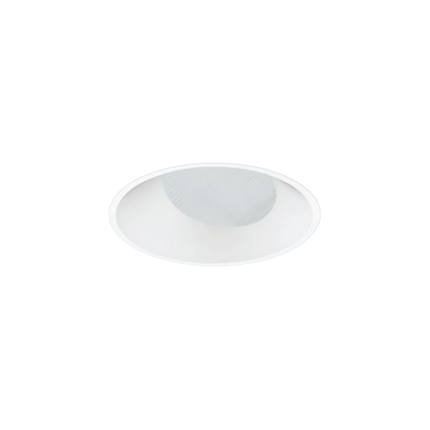 Entra 3-Inch Trim in White (Flangeless/Round/Wall Wash).