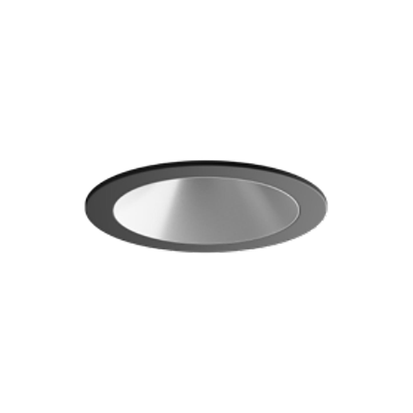 Entra CL 3-Inch LED Downlight Trim/Module in Satin Silver/Black (Round/Flanged).