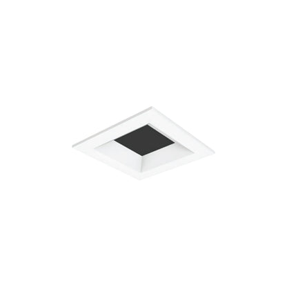 Entra Square 3-Inch Trim in White (Flanged/Bevel).