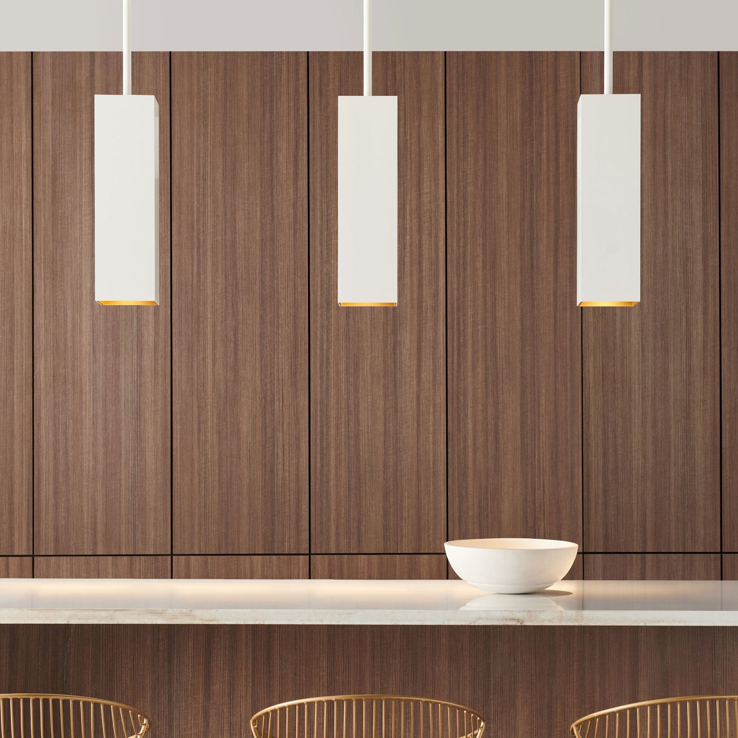 Exo LED Pendant Light in dining room.