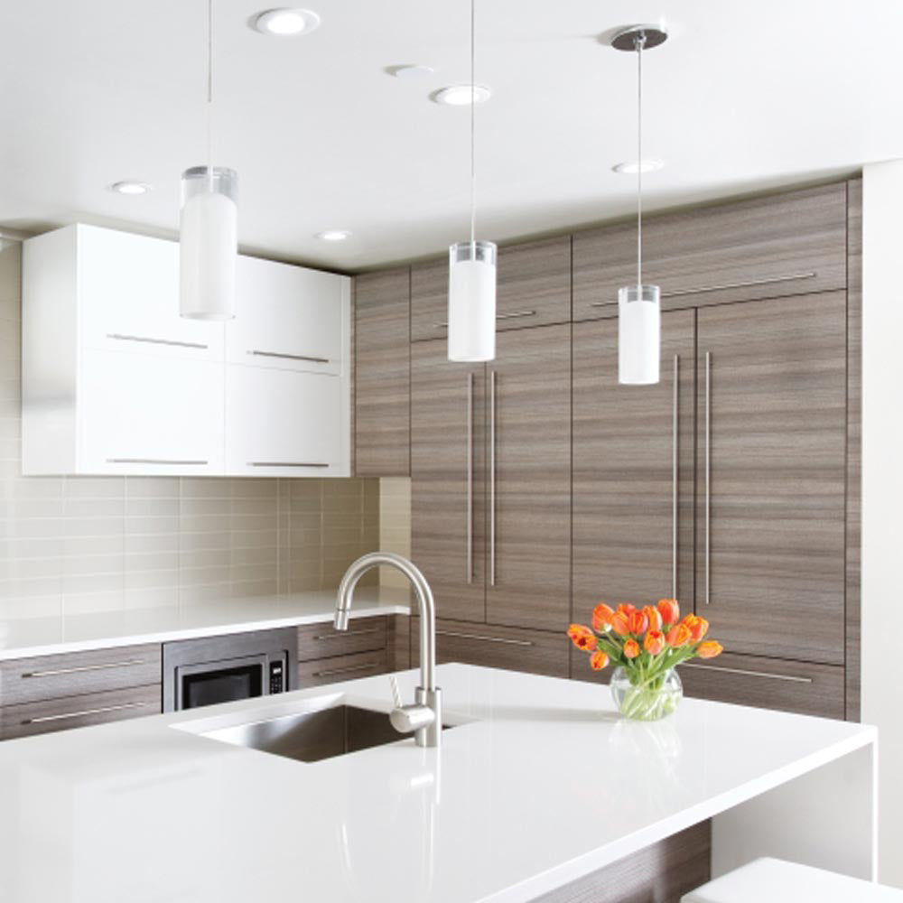 Horizon Low Voltage Pendant Light in dining room.