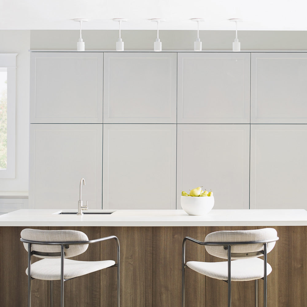 Tellium Low Voltage Head in kitchen.